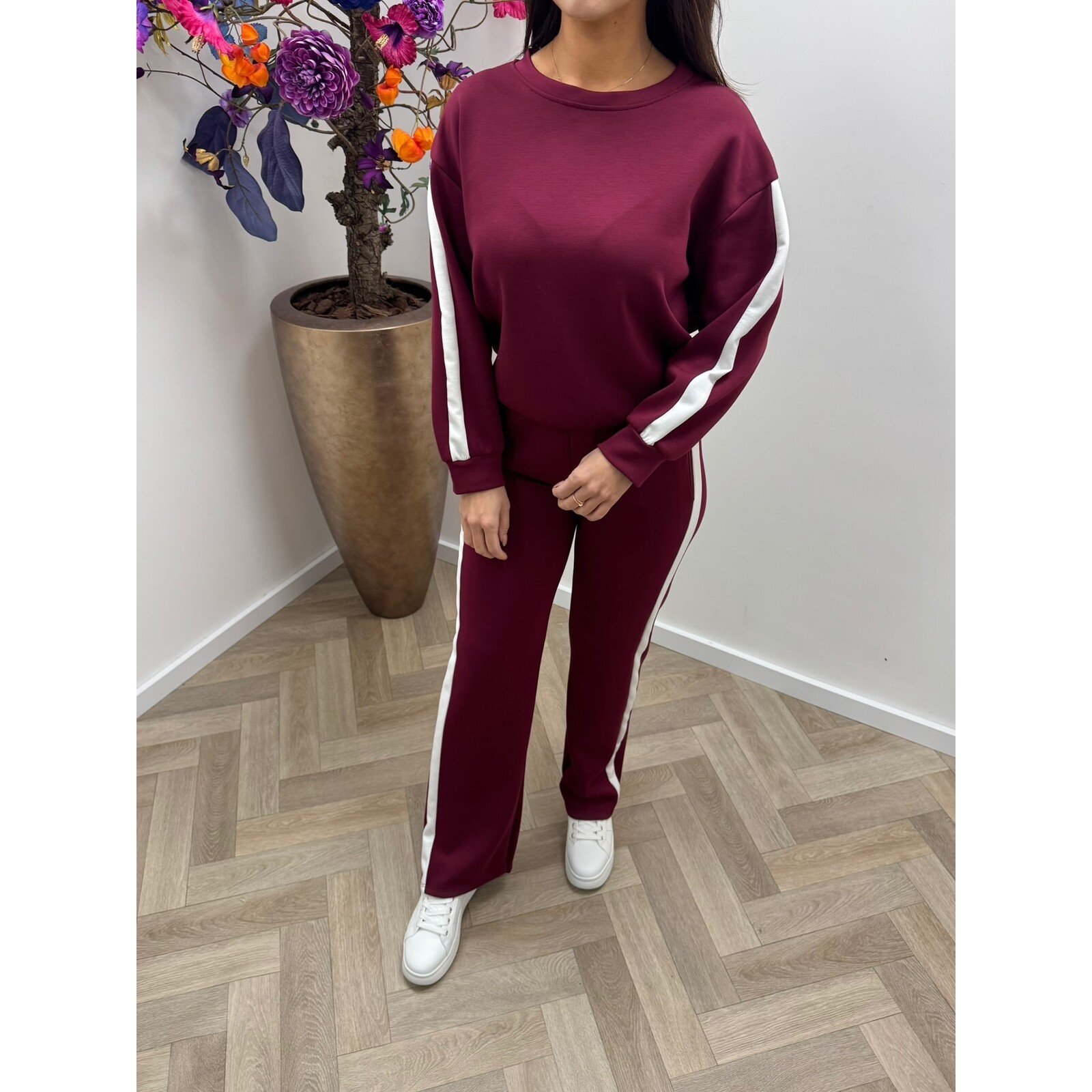 2 delig joggingspak Senna Bies Bordeaux