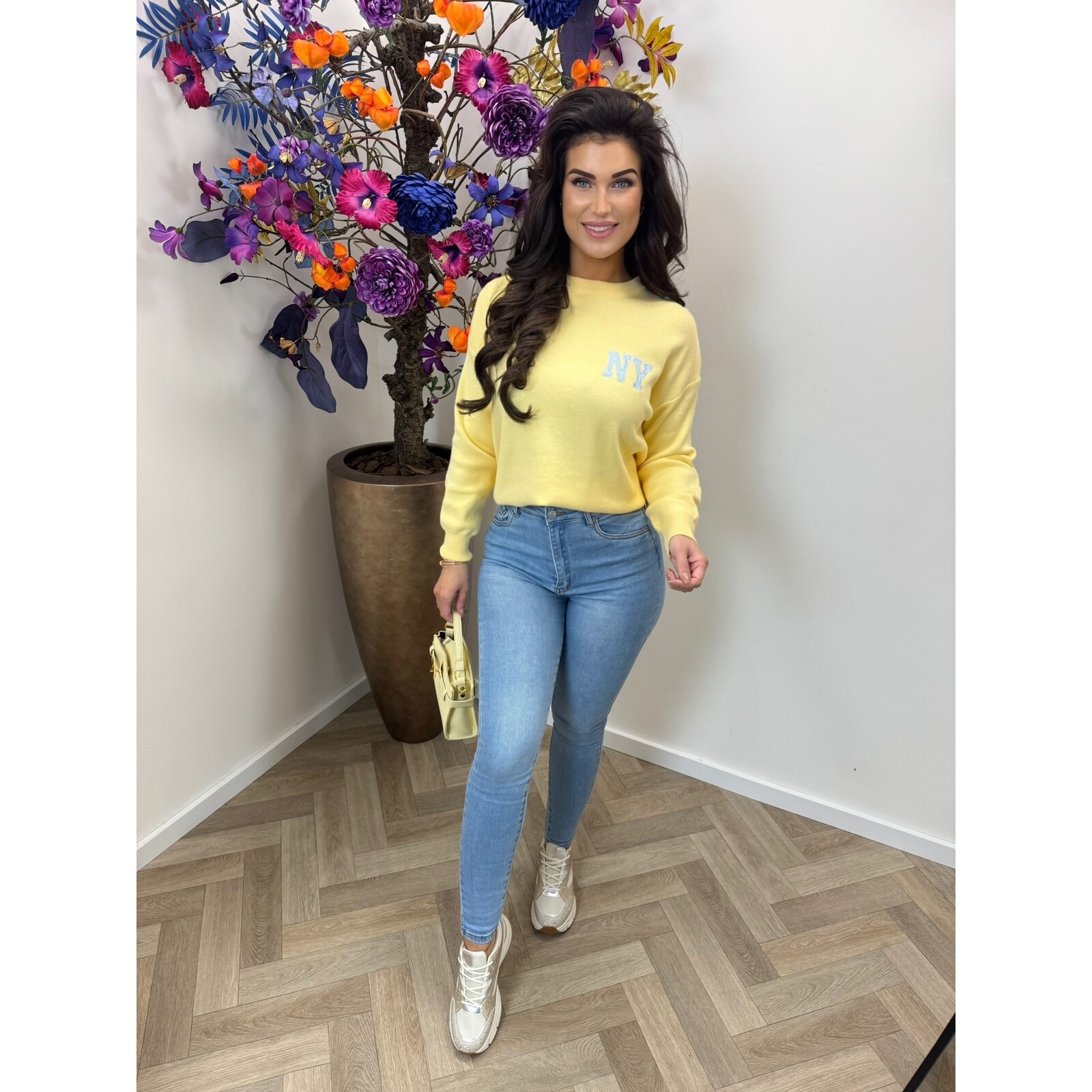 Sweater NY AM1078 Yellow