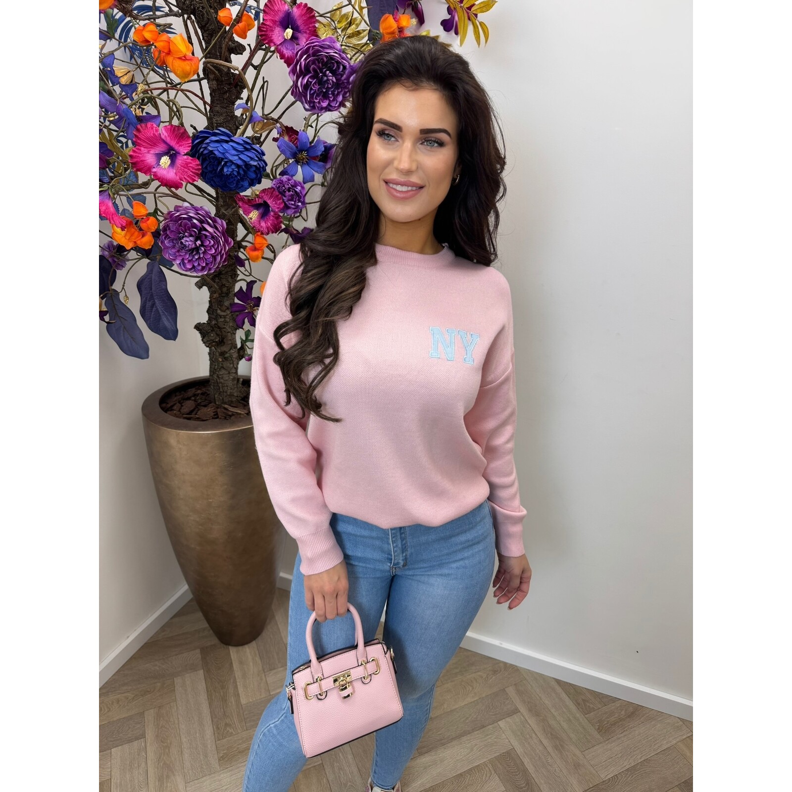 Sweater NY AM1078 Pink