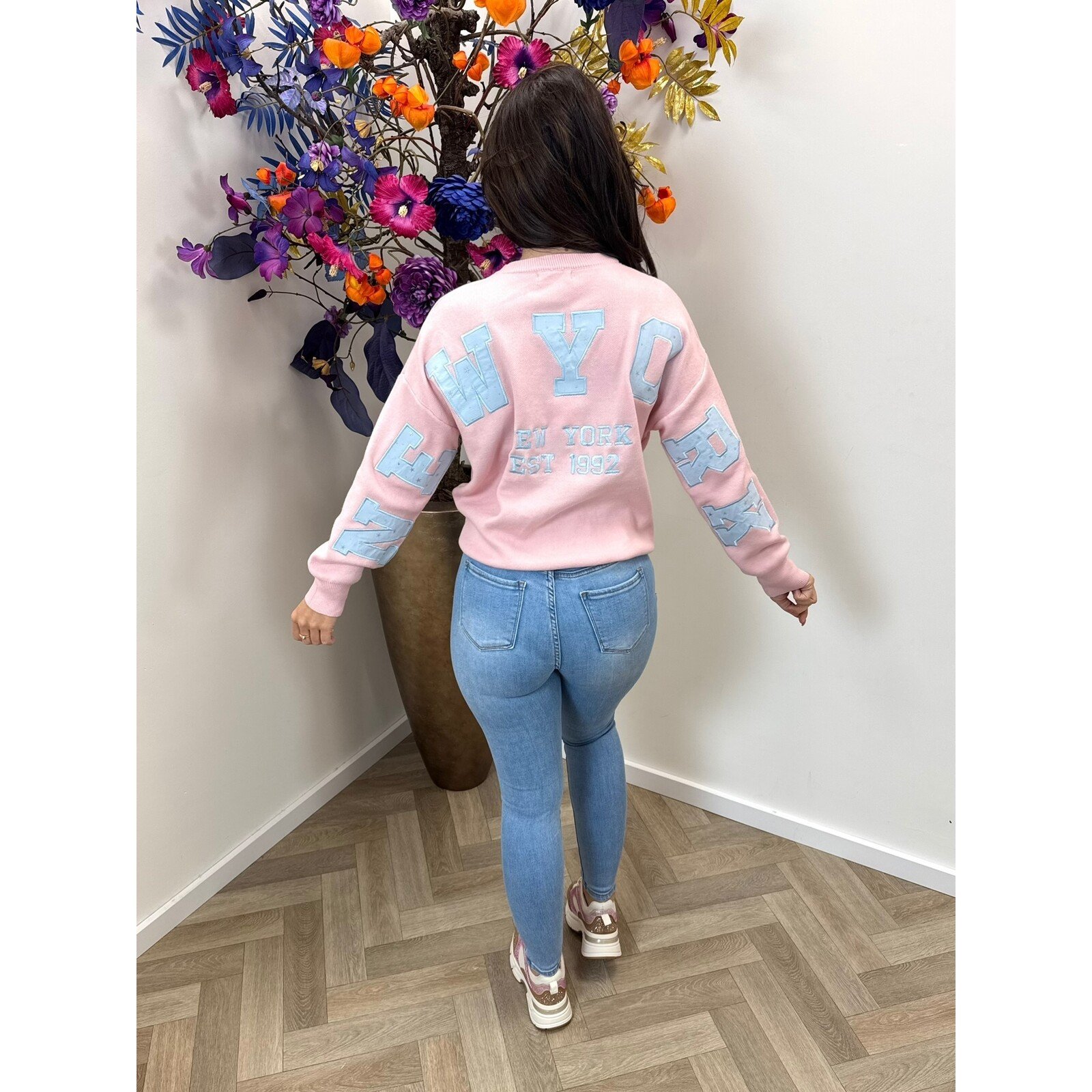 Sweater NY AM1078 Pink