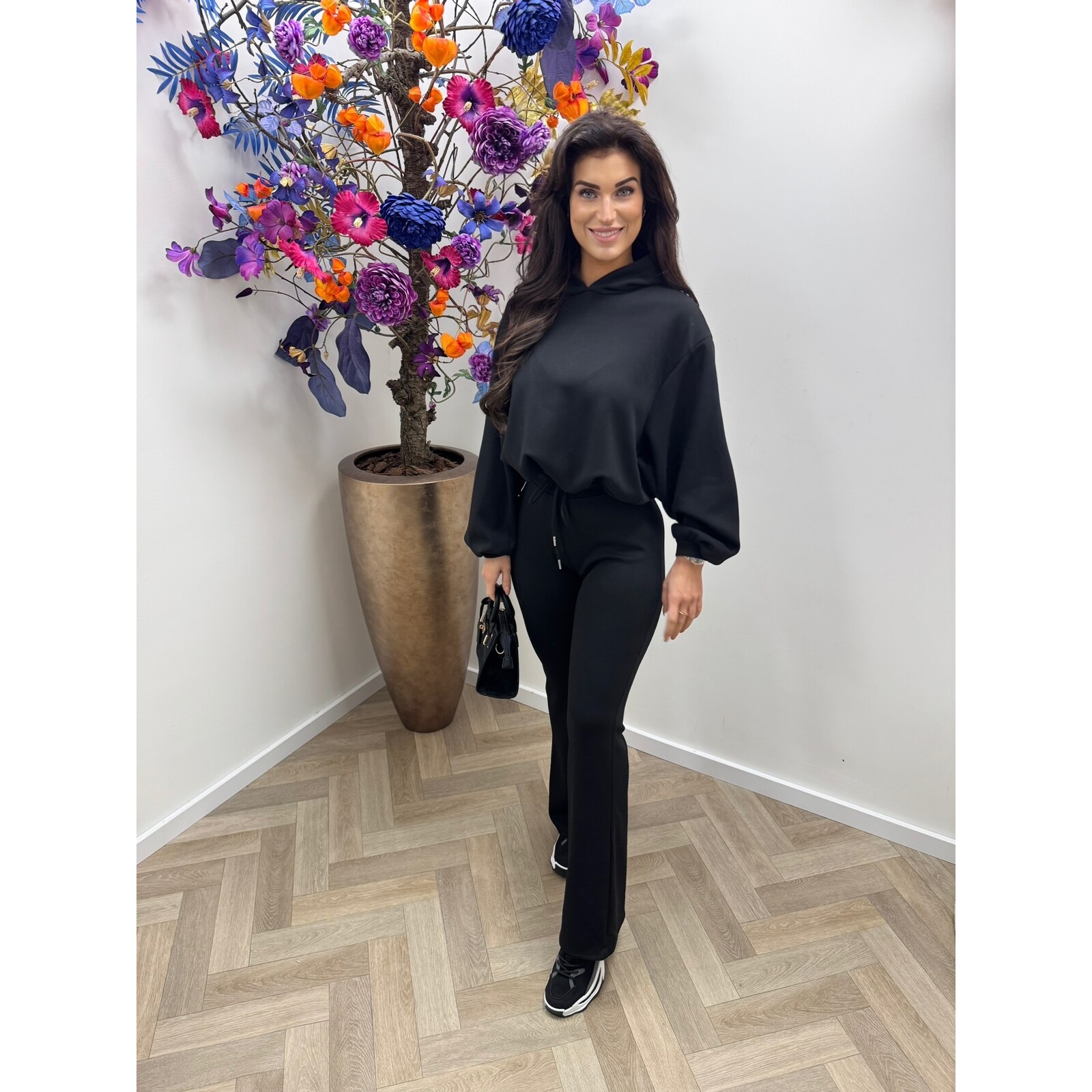 2 Delig joggingspak Basic Flair Black