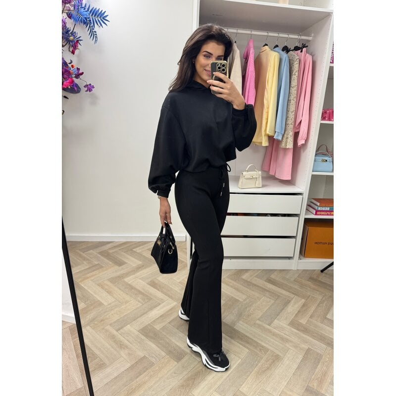 2 Delig joggingspak Basic Flair Black