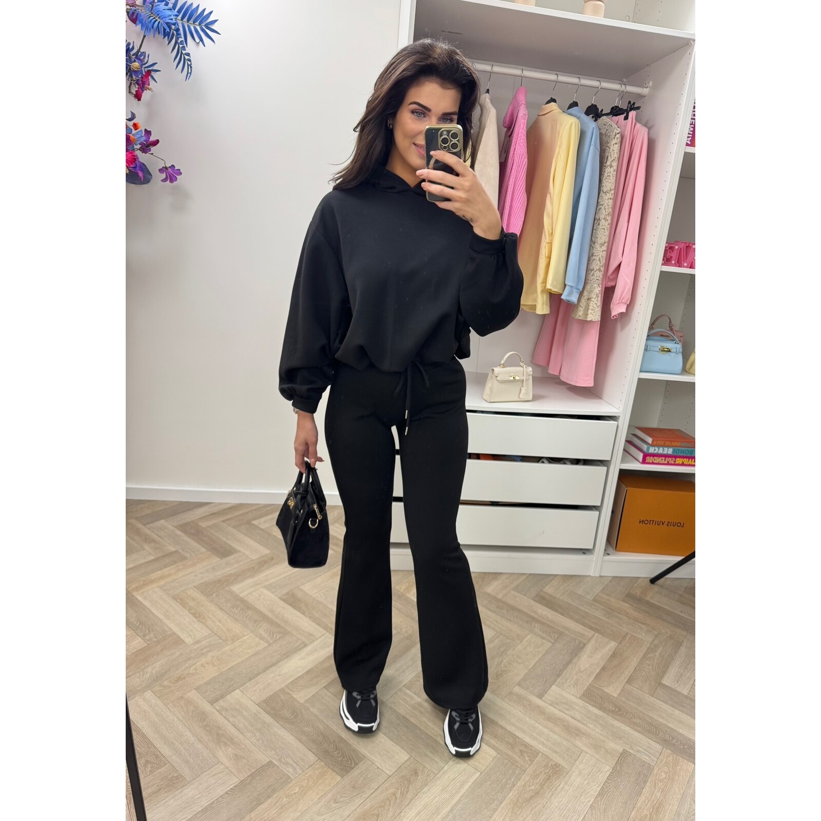 2 Delig joggingspak Basic Flair Black