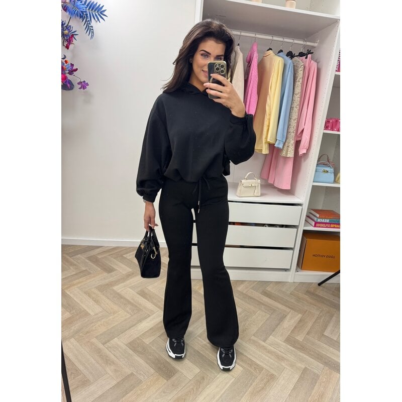 2 Delig joggingspak Basic Flair Black