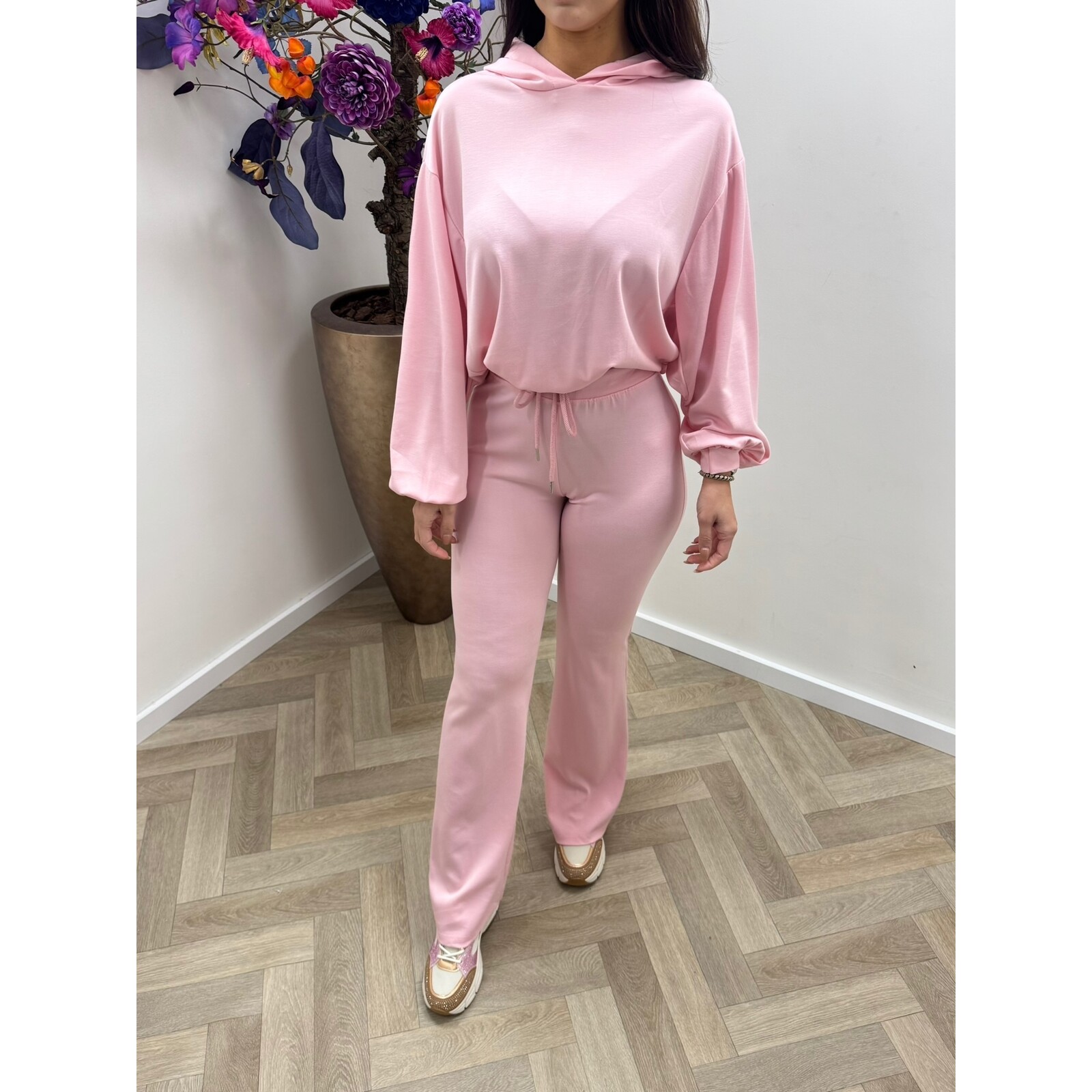 2 Delig joggingspak Basic Flair Pink