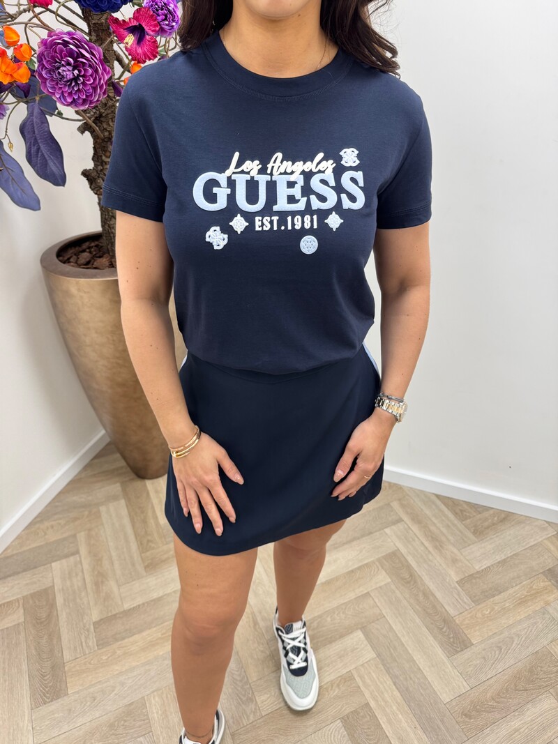 T-shirt Agnes Navy Guess 1108