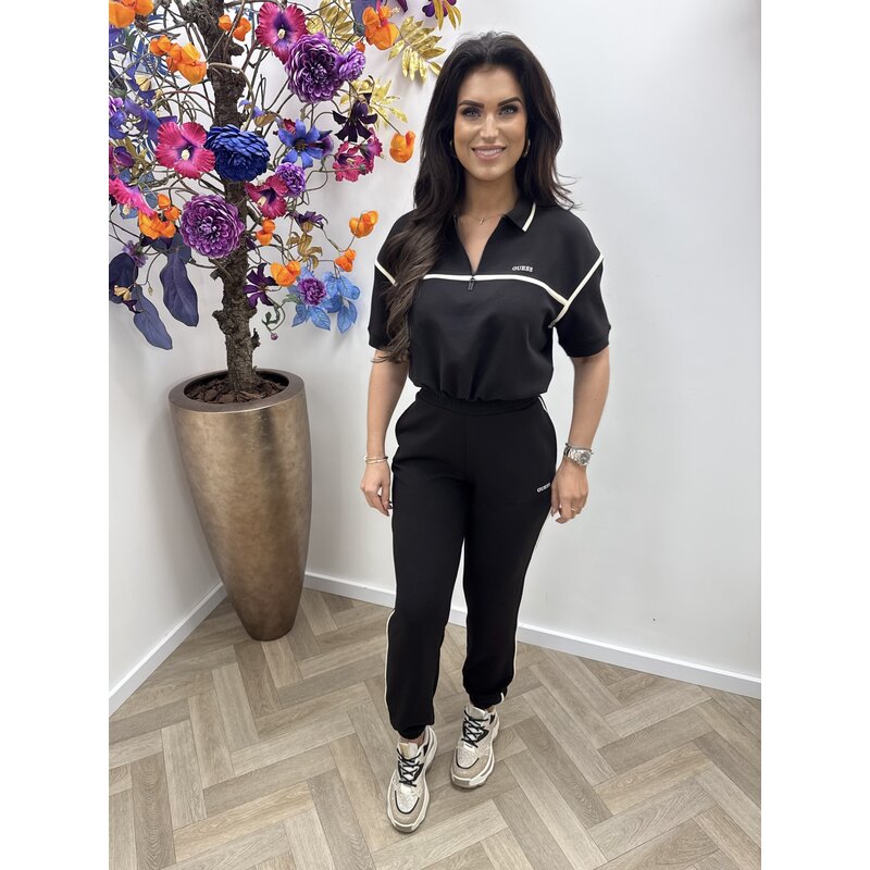 Crop Sweater Jasmine Black Guess 1178