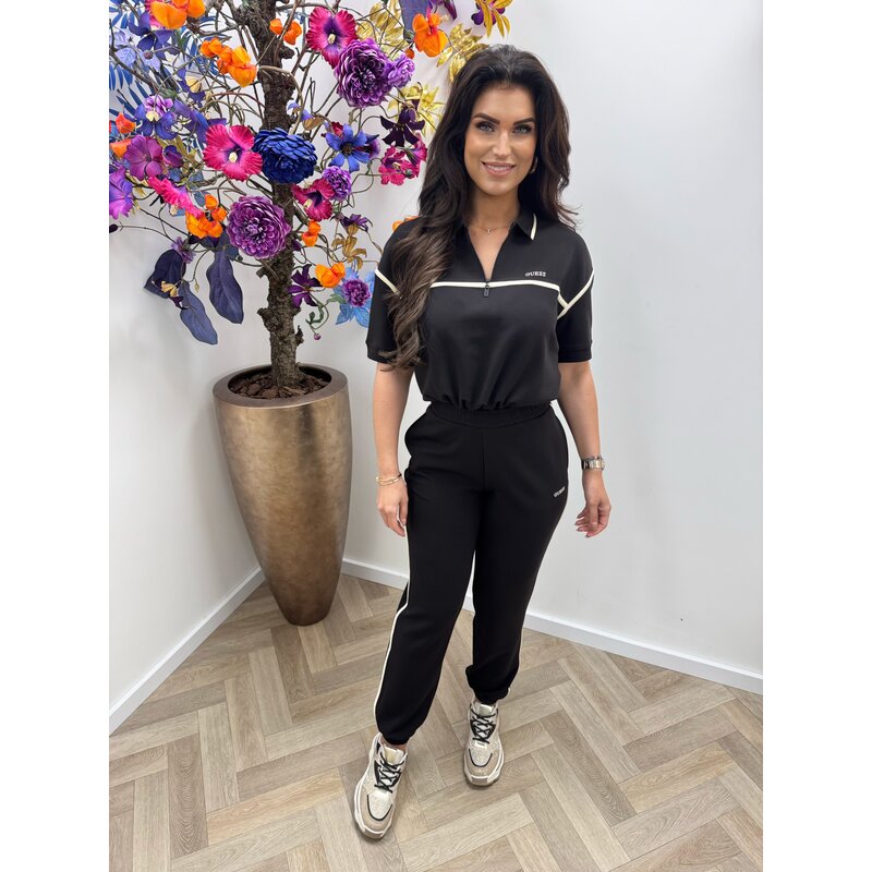 Crop Sweater Jasmine Black Guess 1178