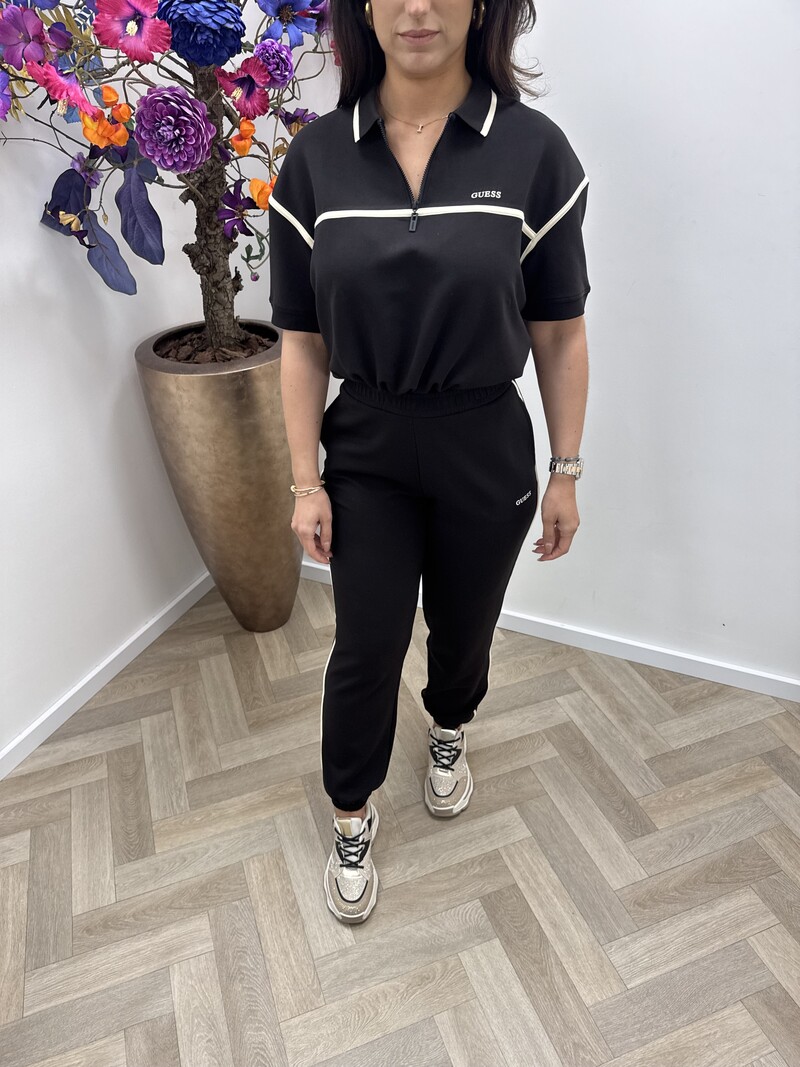 Crop Sweater Jasmine Black Guess 1178