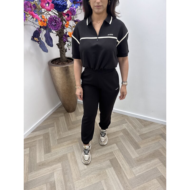 Crop Sweater Jasmine Black Guess 1178