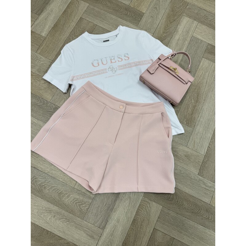 T-shirt Sienna White Pink Guess 1182