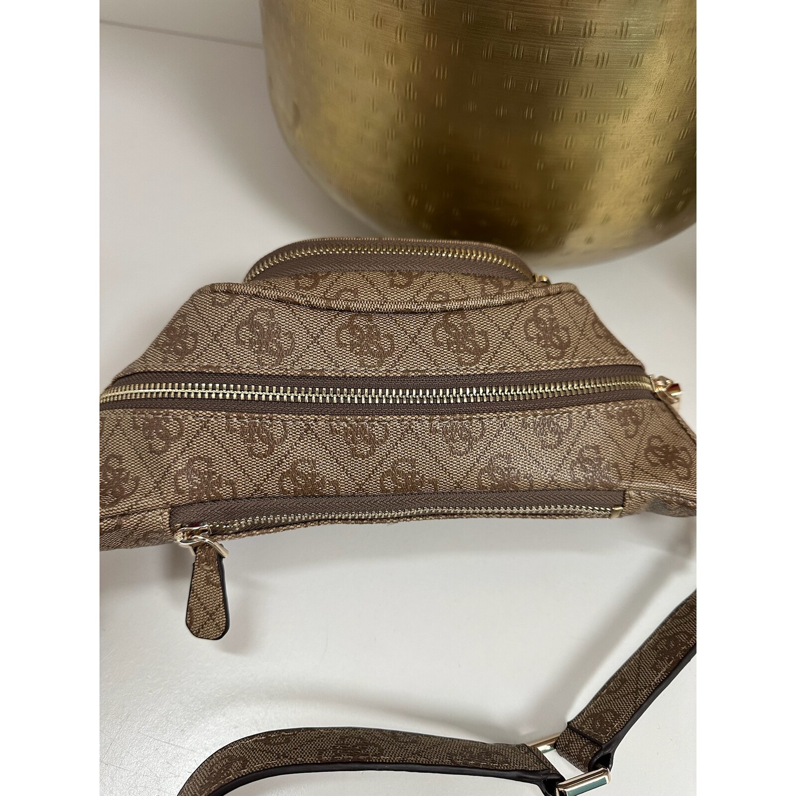 Guess Bumbag Latona Latte Logo Guess 1163