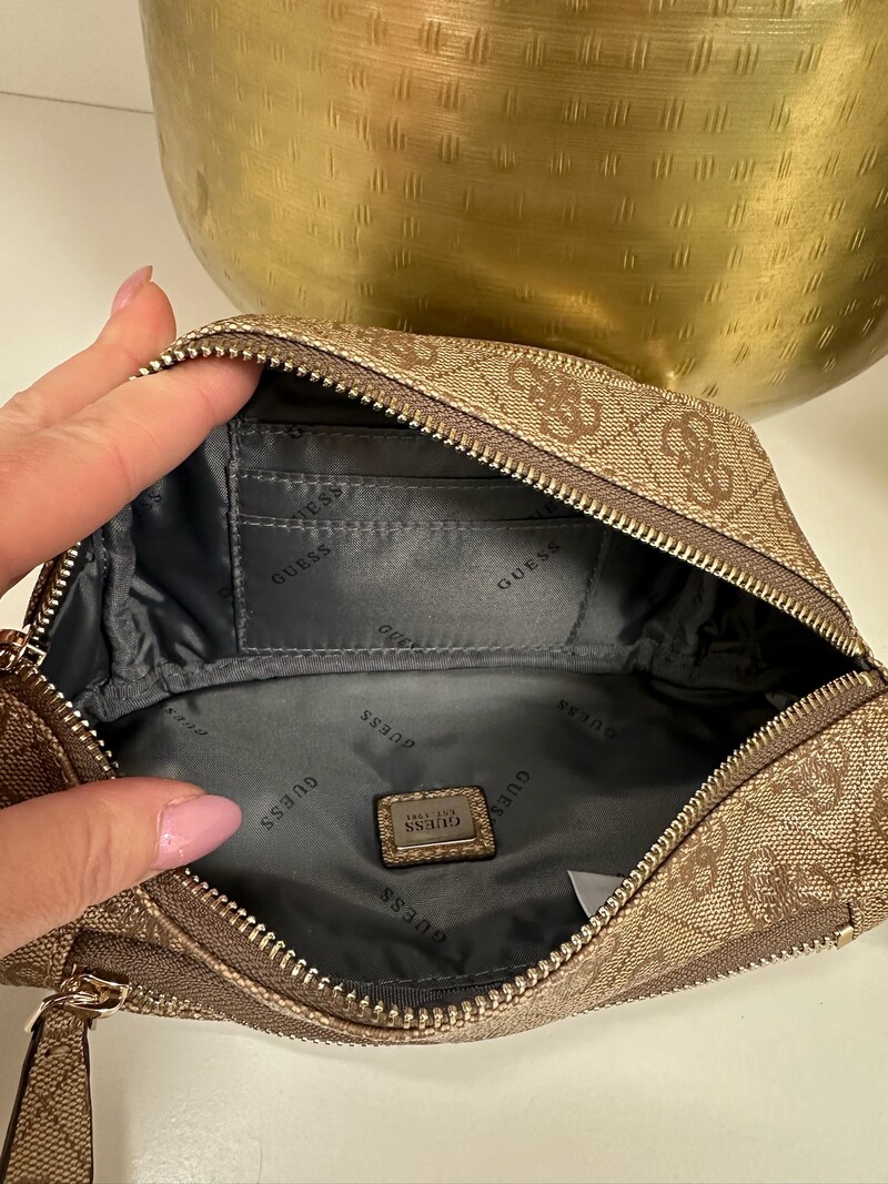 Bumbag Latona Latte Logo Guess 1163