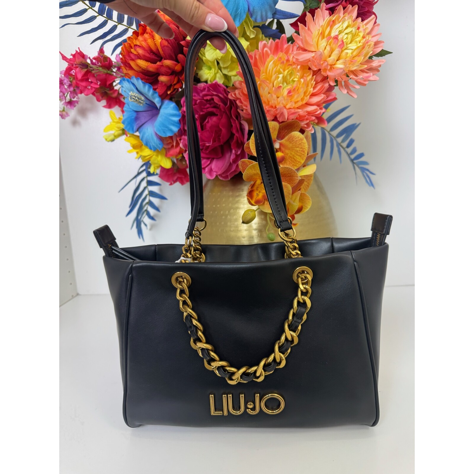 Liu-Jo Satchel bag chain Black 1858 Liu Jo