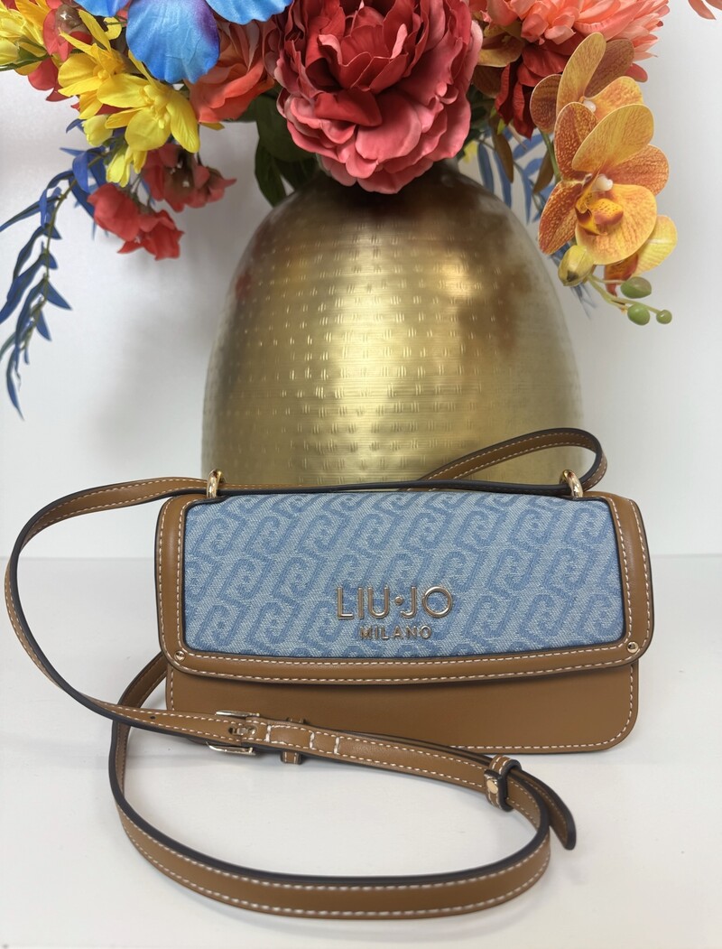 Crossbody Bag Denim Logo 1855 Liu Jo