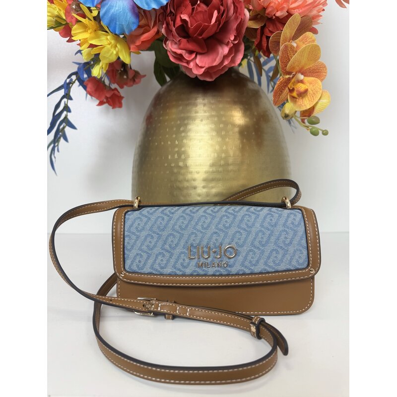 Crossbody Bag Denim Logo 1855 Liu Jo