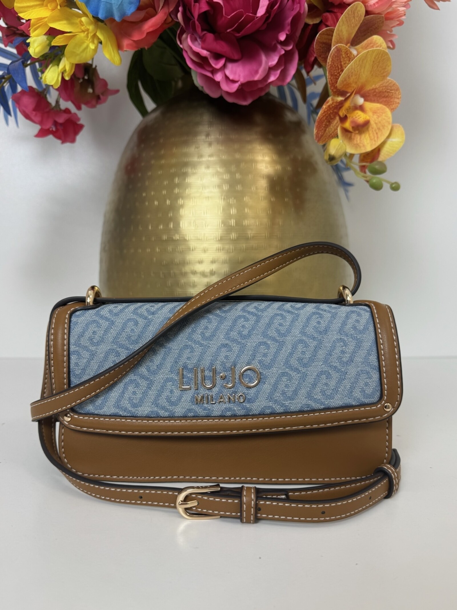 Liu-Jo Crossbody Bag Denim Logo 1855 Liu Jo