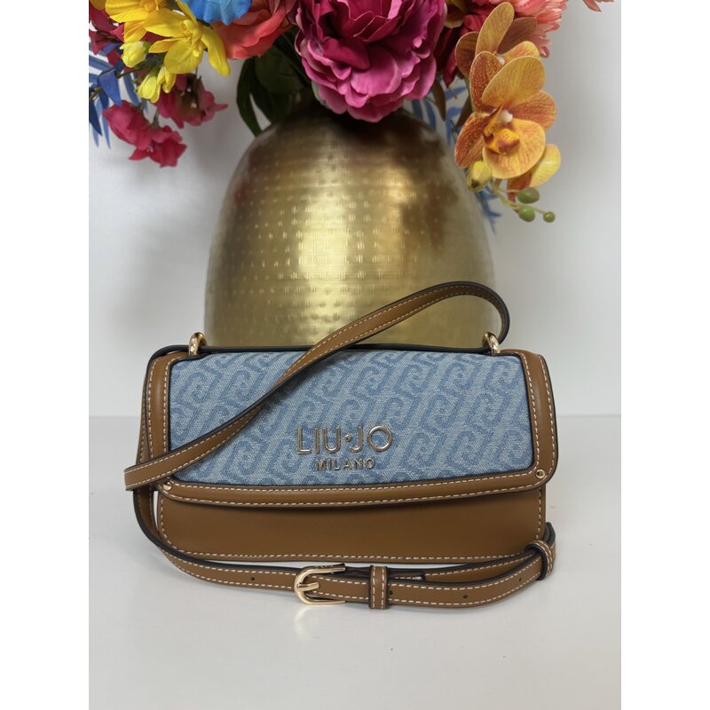 Crossbody Bag Denim Logo 1855 Liu Jo