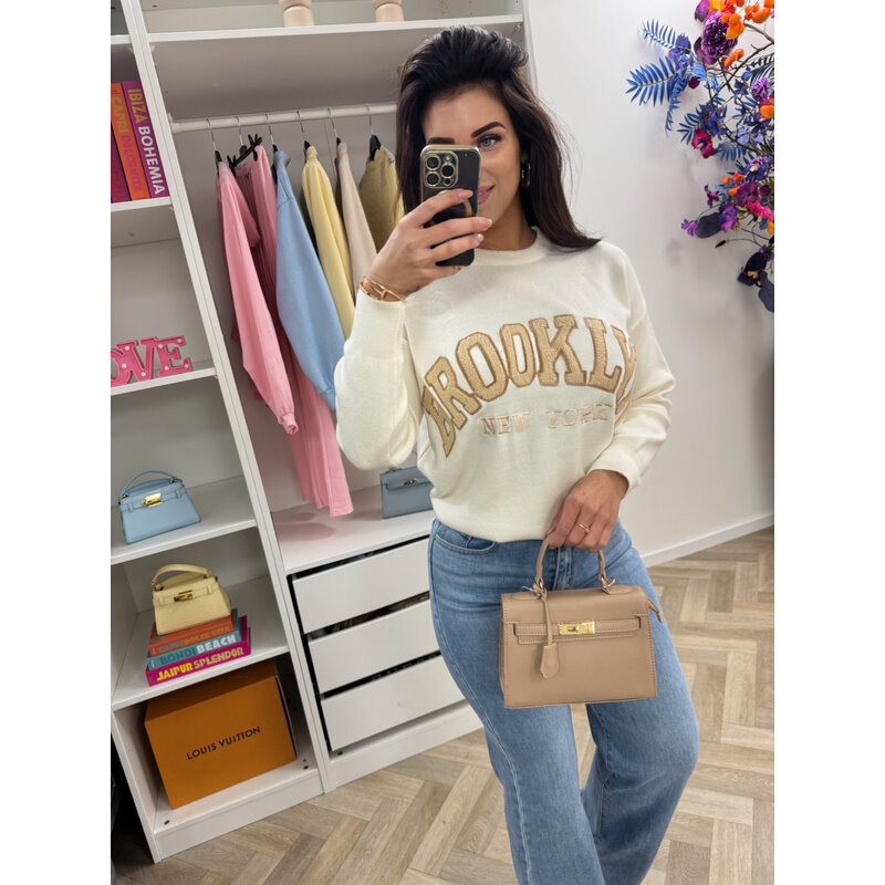 Sweater Teddy Brooklyn M1065 Beige/Camel