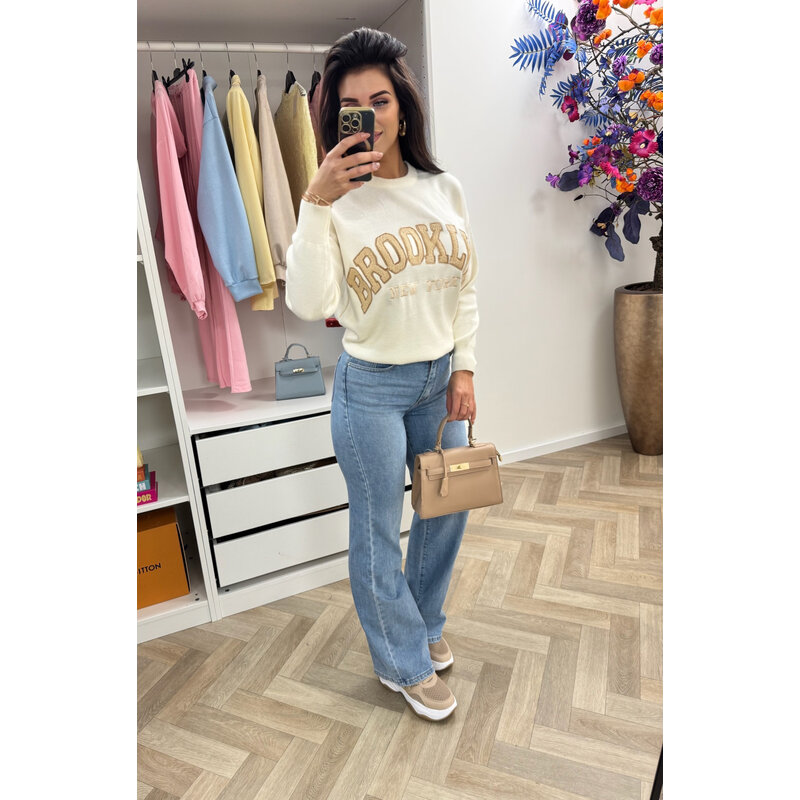 Sweater Teddy Brooklyn M1065 Beige/Camel