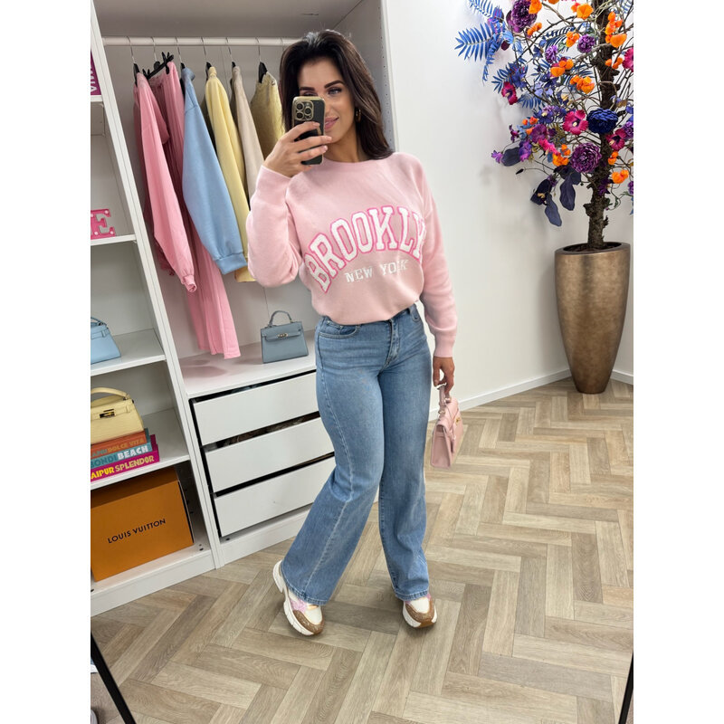 Sweater Teddy Brooklyn M1065 Pink