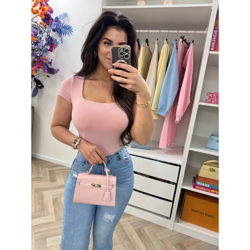 Basic travel top By Swan HS9175 Old Pink