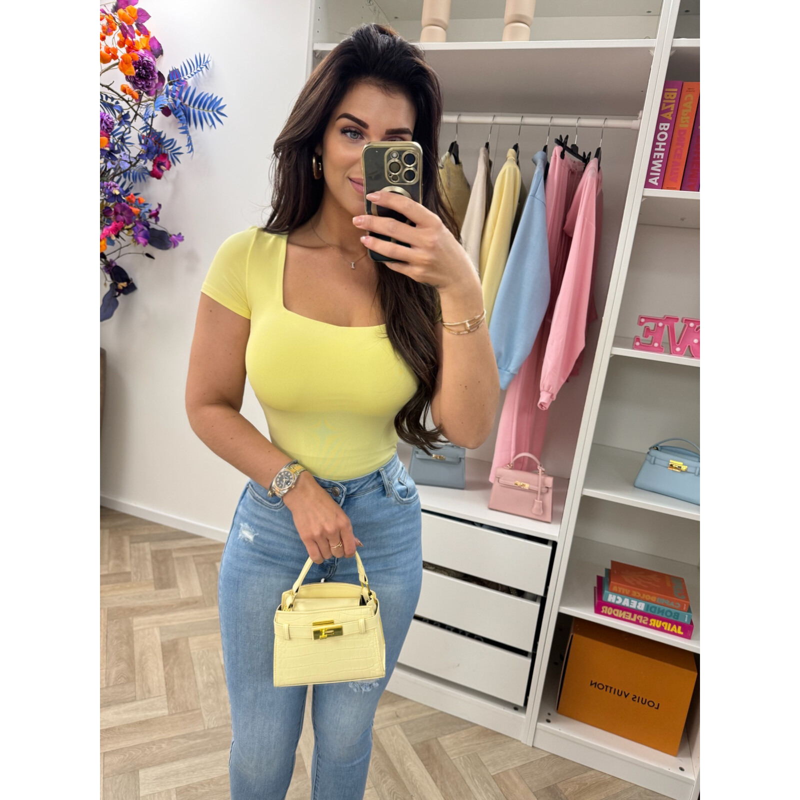 Basic travel top By Swan HS9175 Yellow