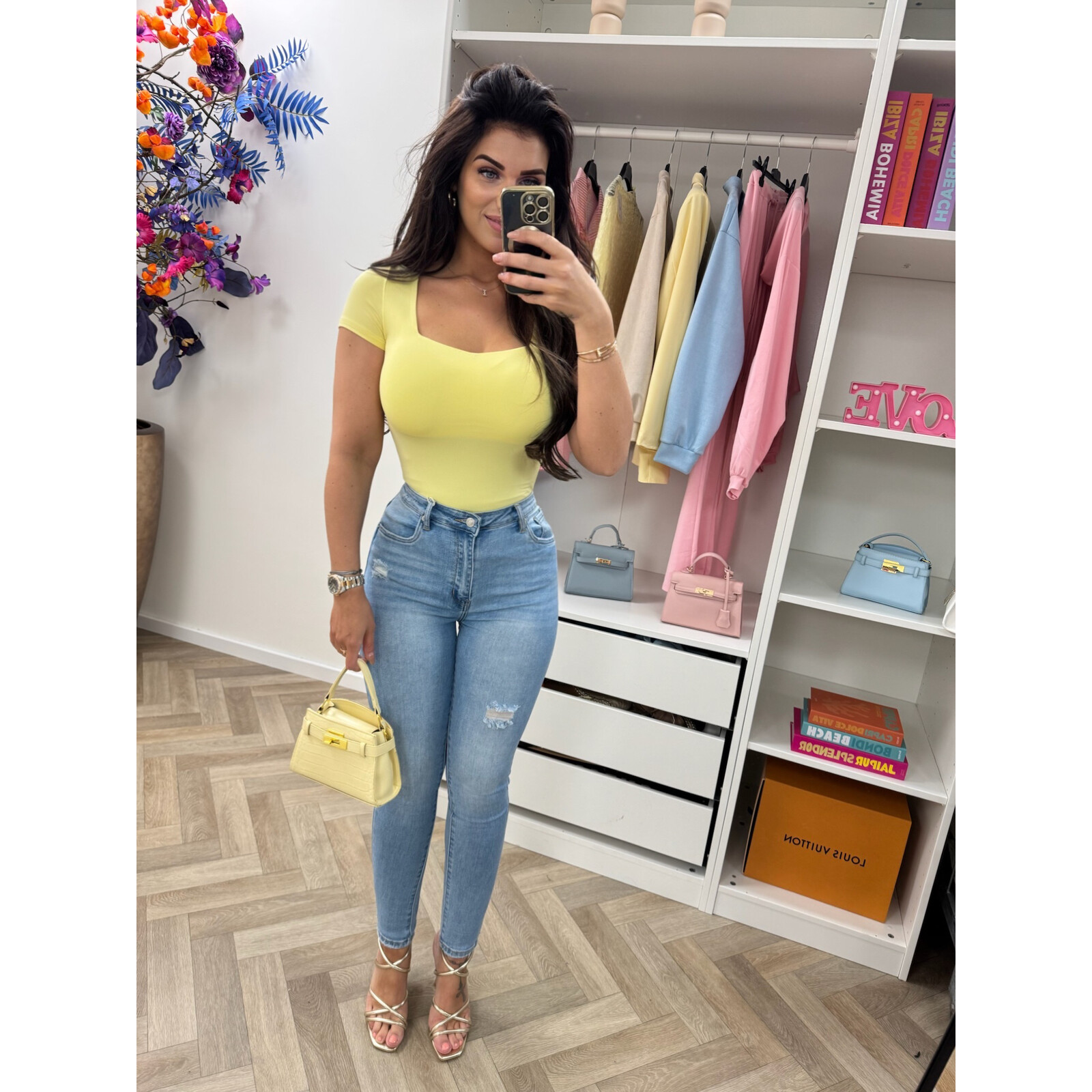 Basic travel top By Swan HS9175 Yellow