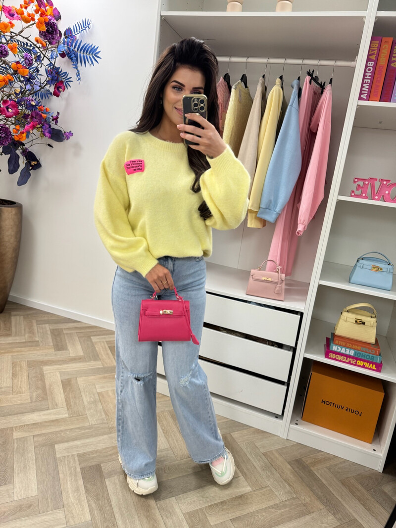 Trui embleem Amy Yellow