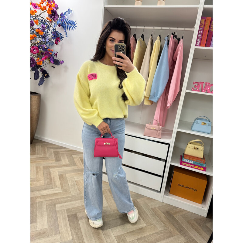 Trui embleem Amy Yellow