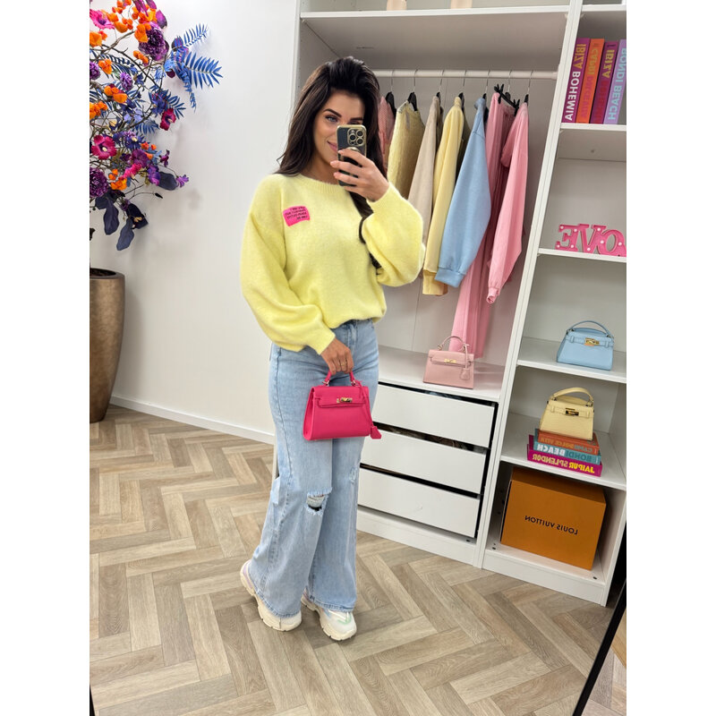 Trui embleem Amy Yellow