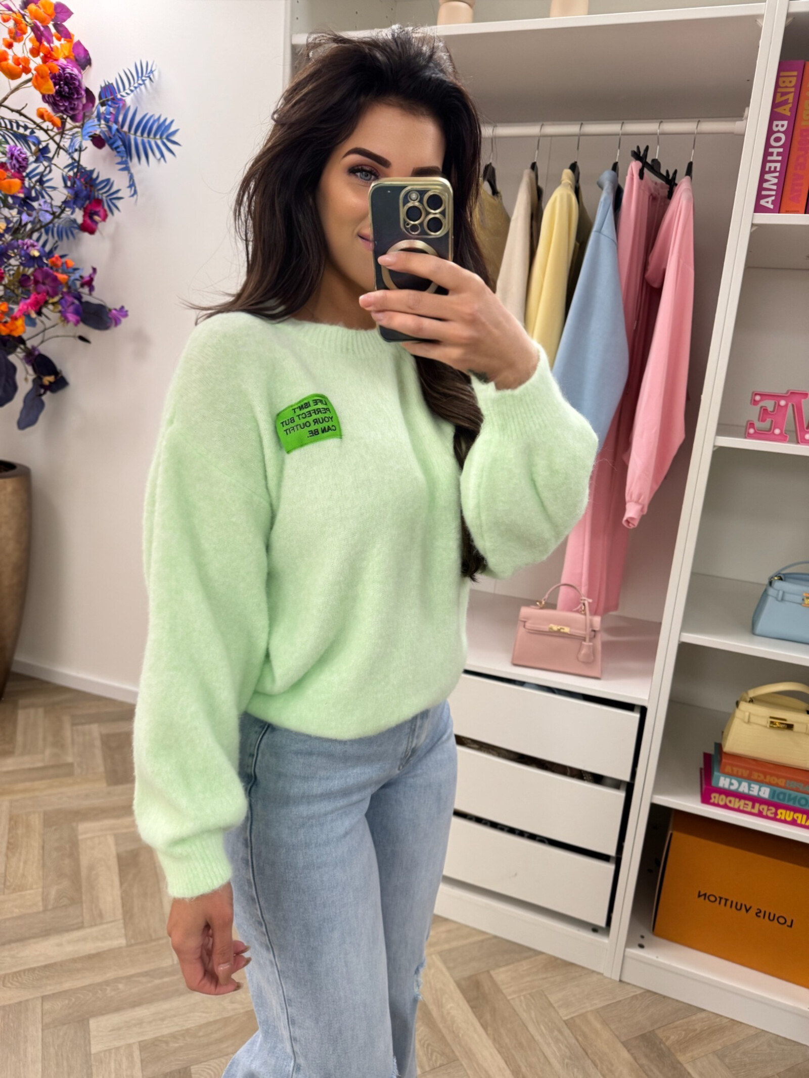 Trui embleem Amy Mint