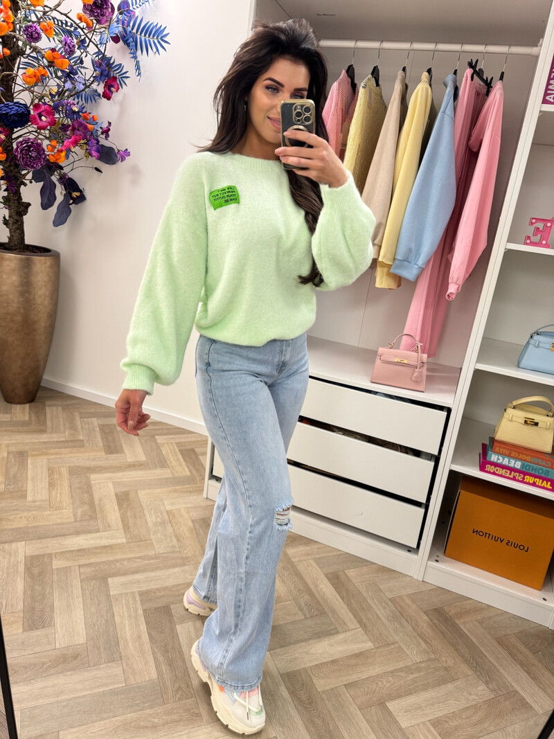 Trui embleem Amy Mint