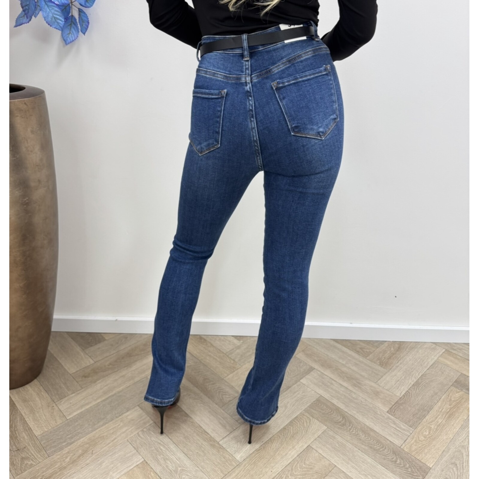 Jeans VS Miss high waist split Blue 7500