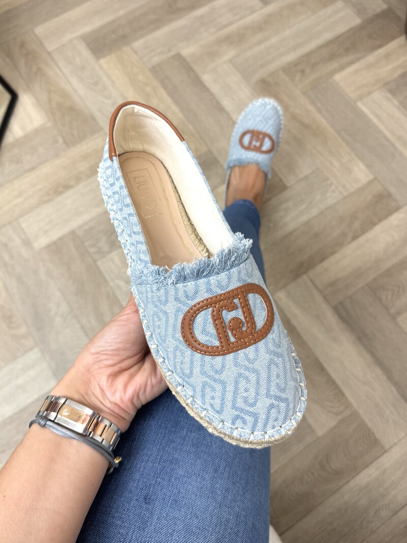 espadrilles Monogram Denim Capri Liu Jo 1907
