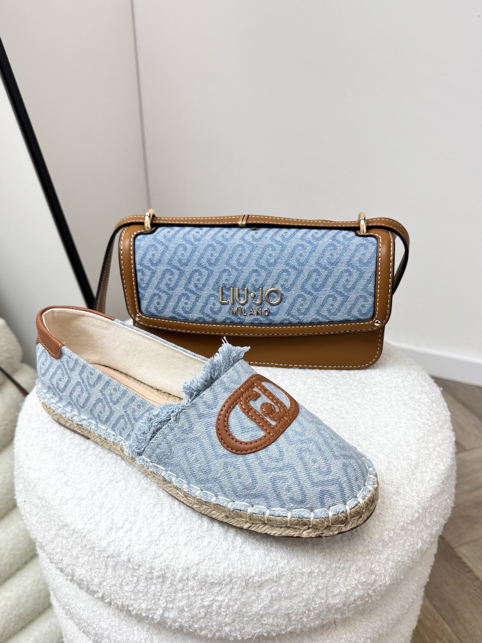 Liu-Jo espadrilles Monogram Denim Capri Liu Jo 1907