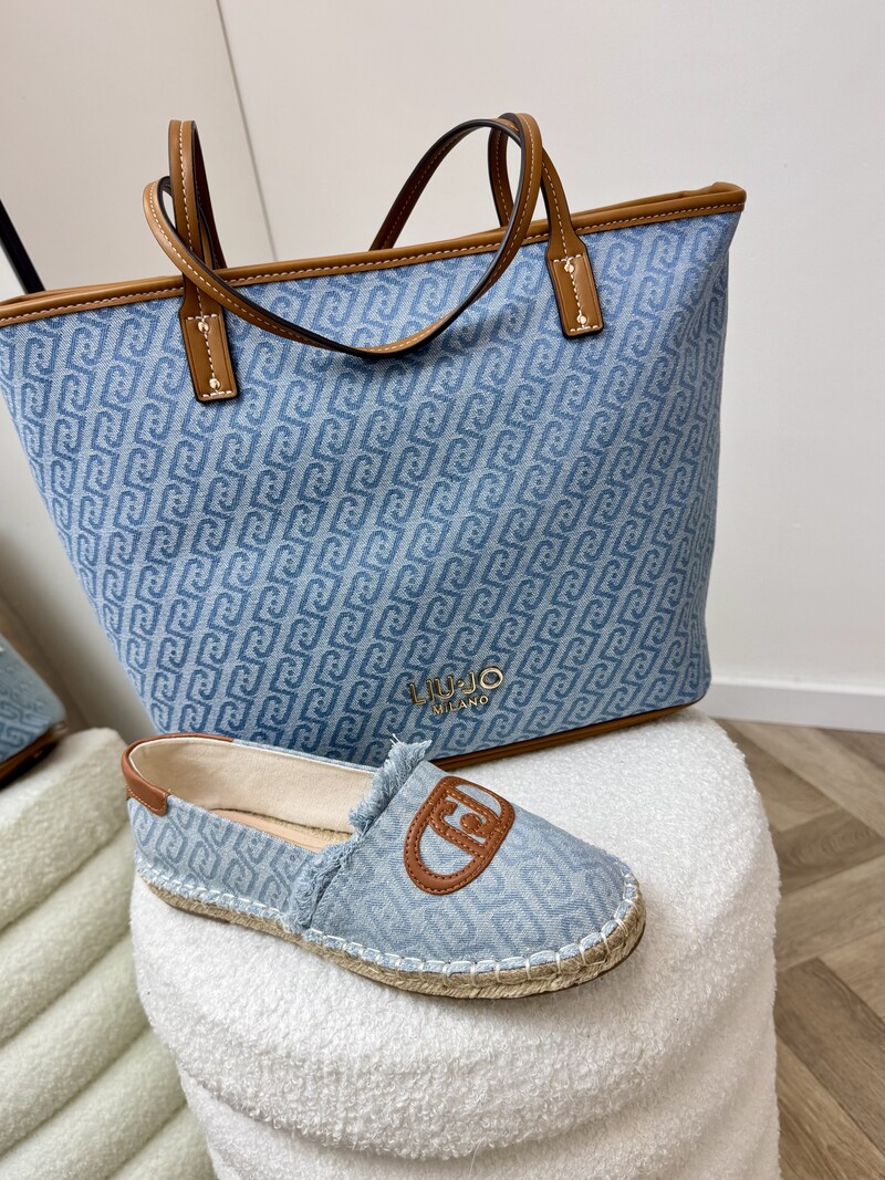espadrilles Monogram Denim Capri Liu Jo 1907