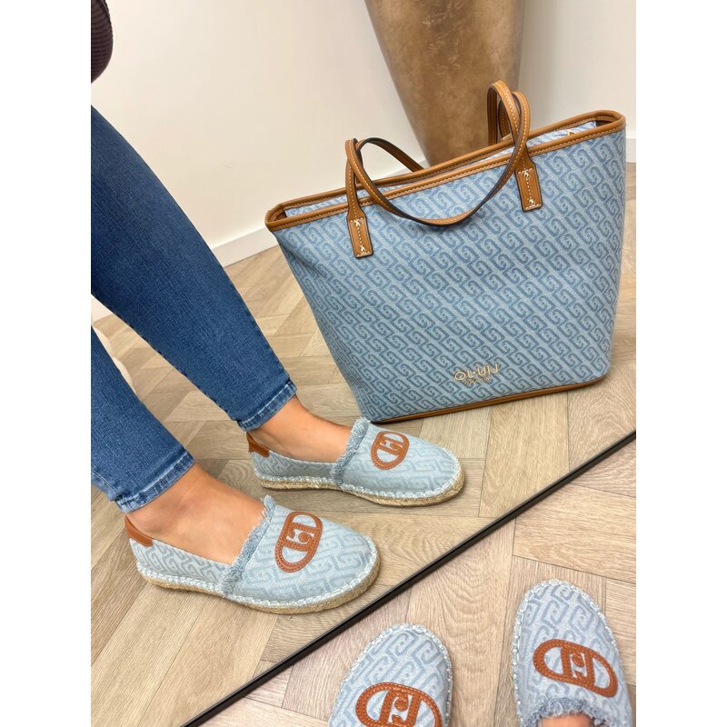 espadrilles Monogram Denim Capri Liu Jo 1907