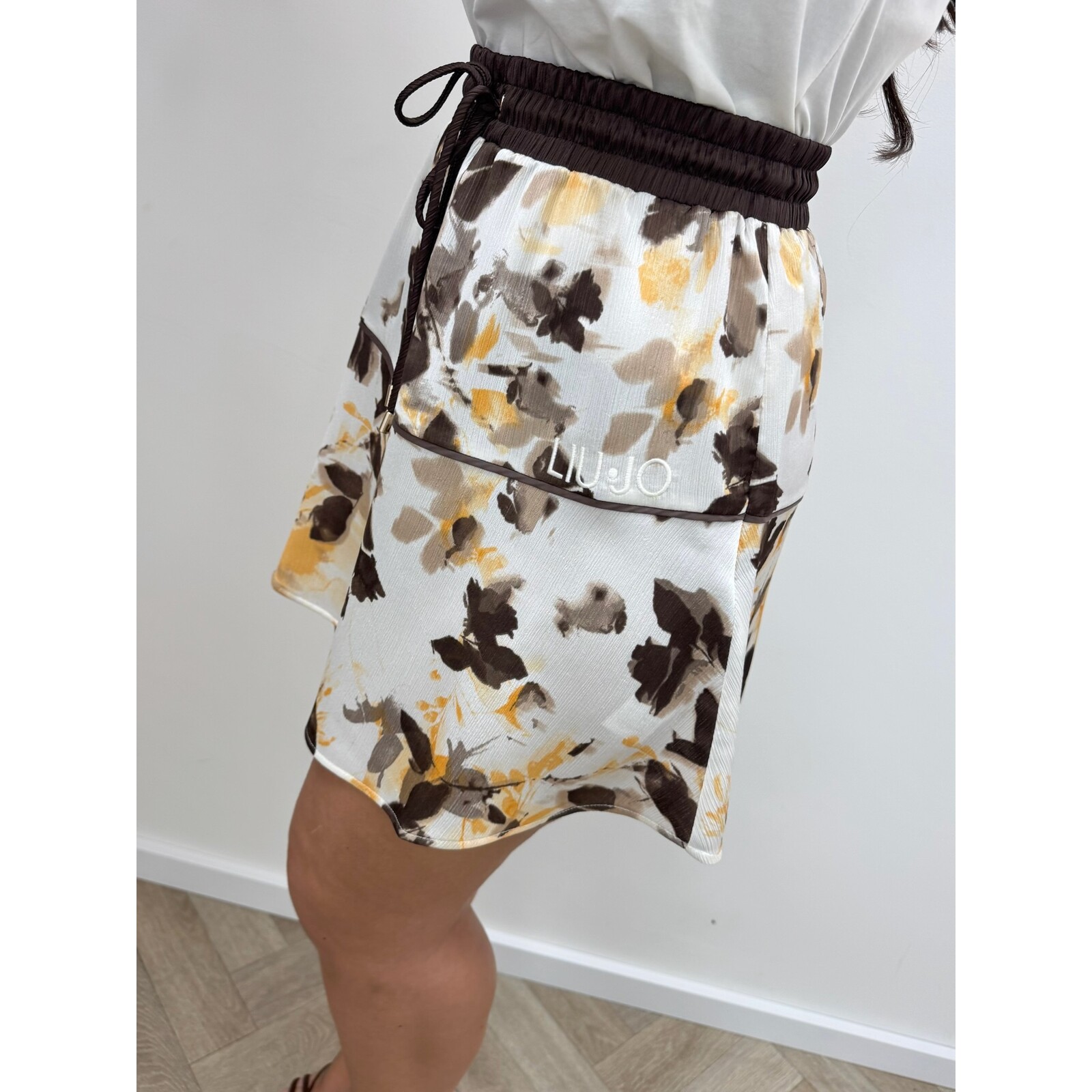 Liu-Jo Skirt Print Brown Liu Jo 1941