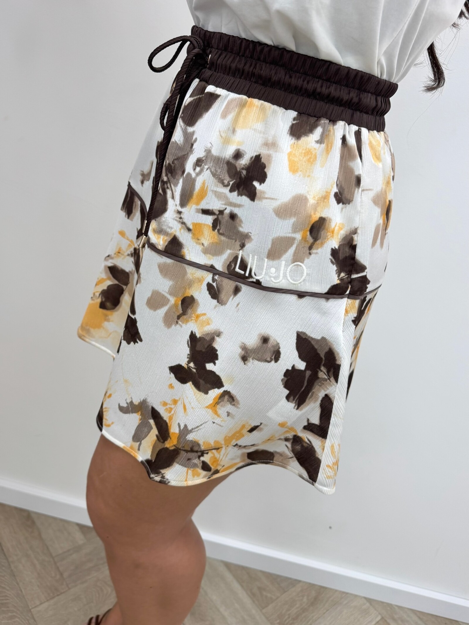 Liu-Jo Skirt Print Brown Liu Jo 1941