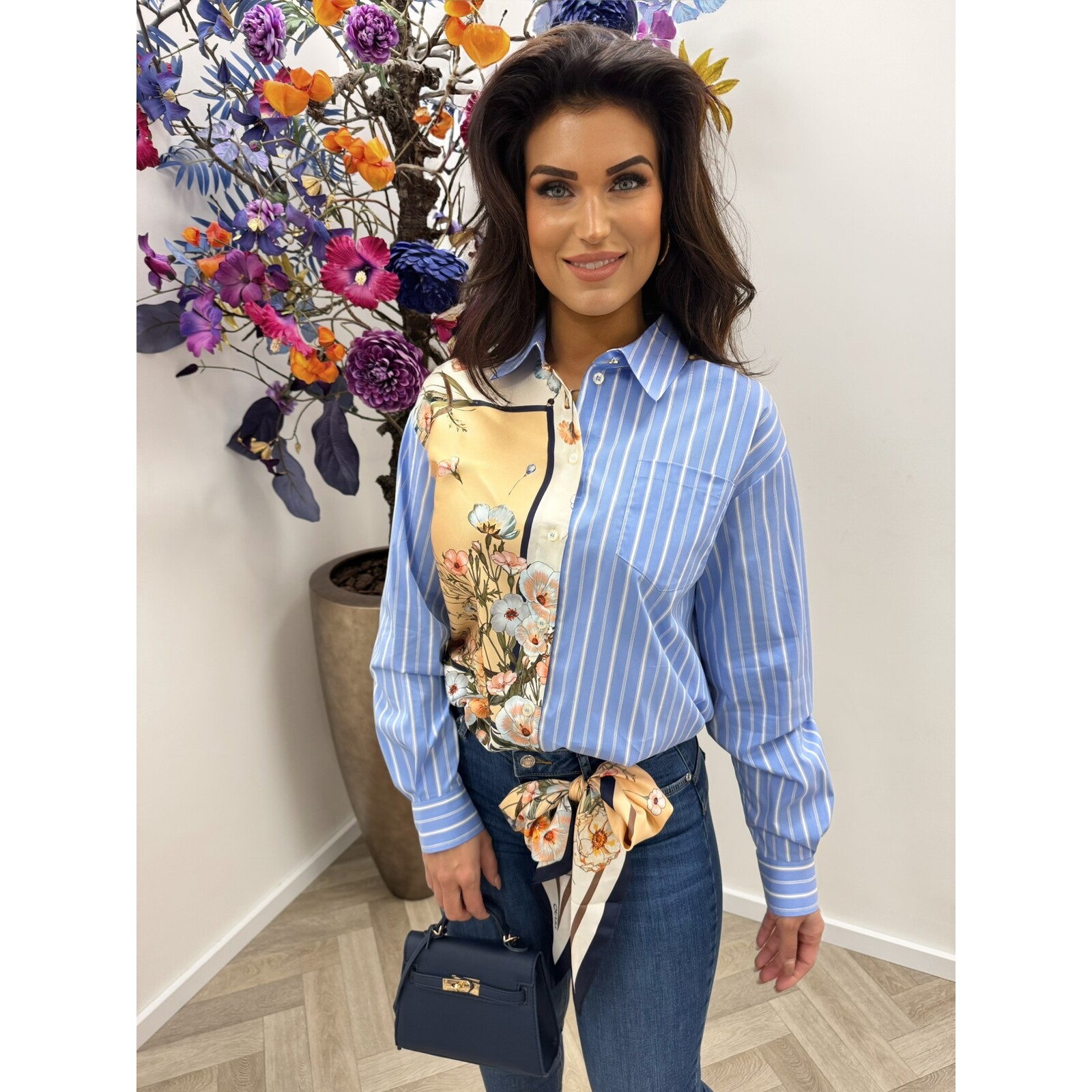 Liu-Jo Blouse Stripes Blooming Liu Jo 1082