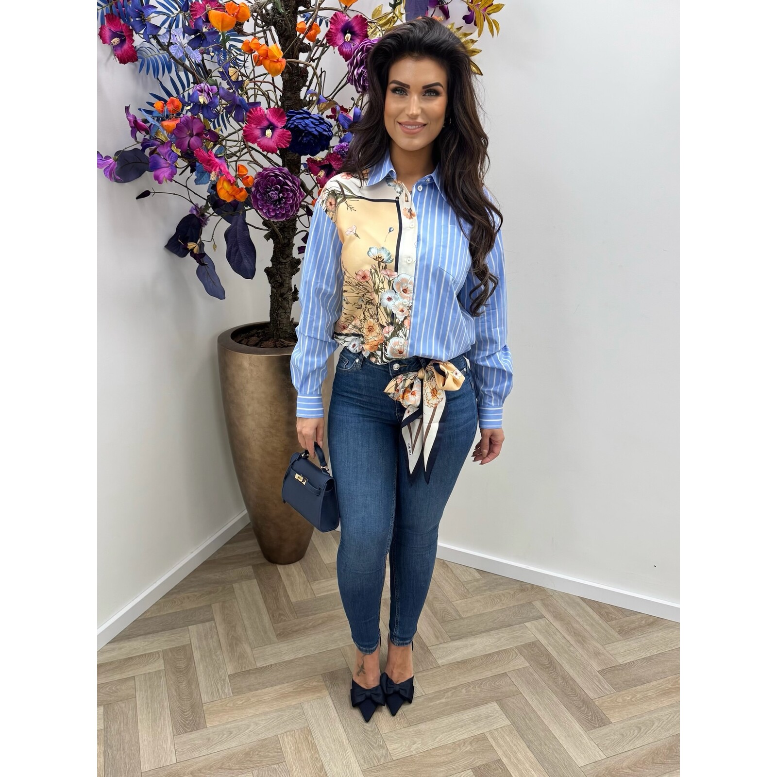 Liu-Jo Blouse Stripes Blooming Liu Jo 1082