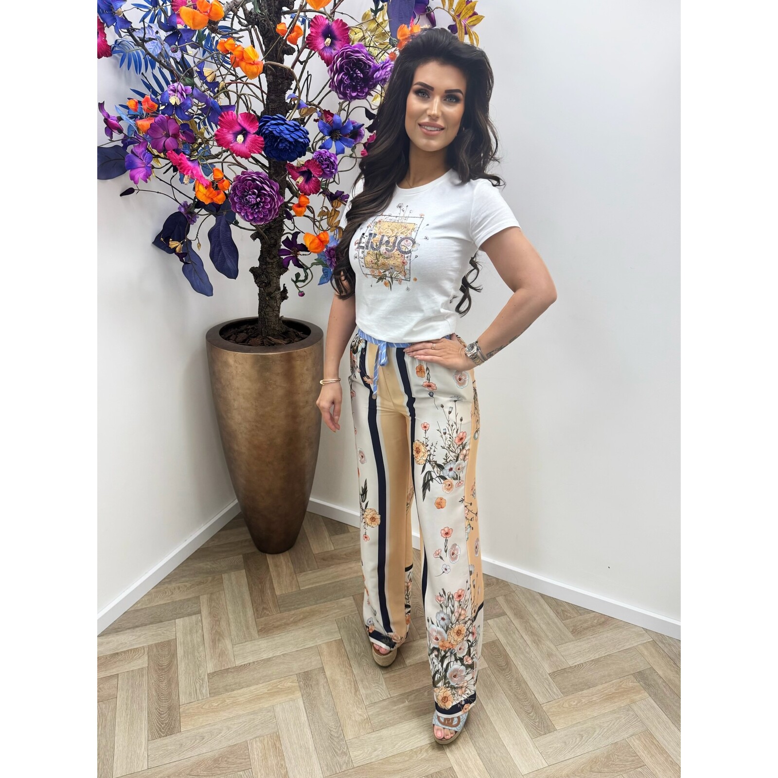 Liu-Jo T-Shirt Blooming white Liu Jo 1087