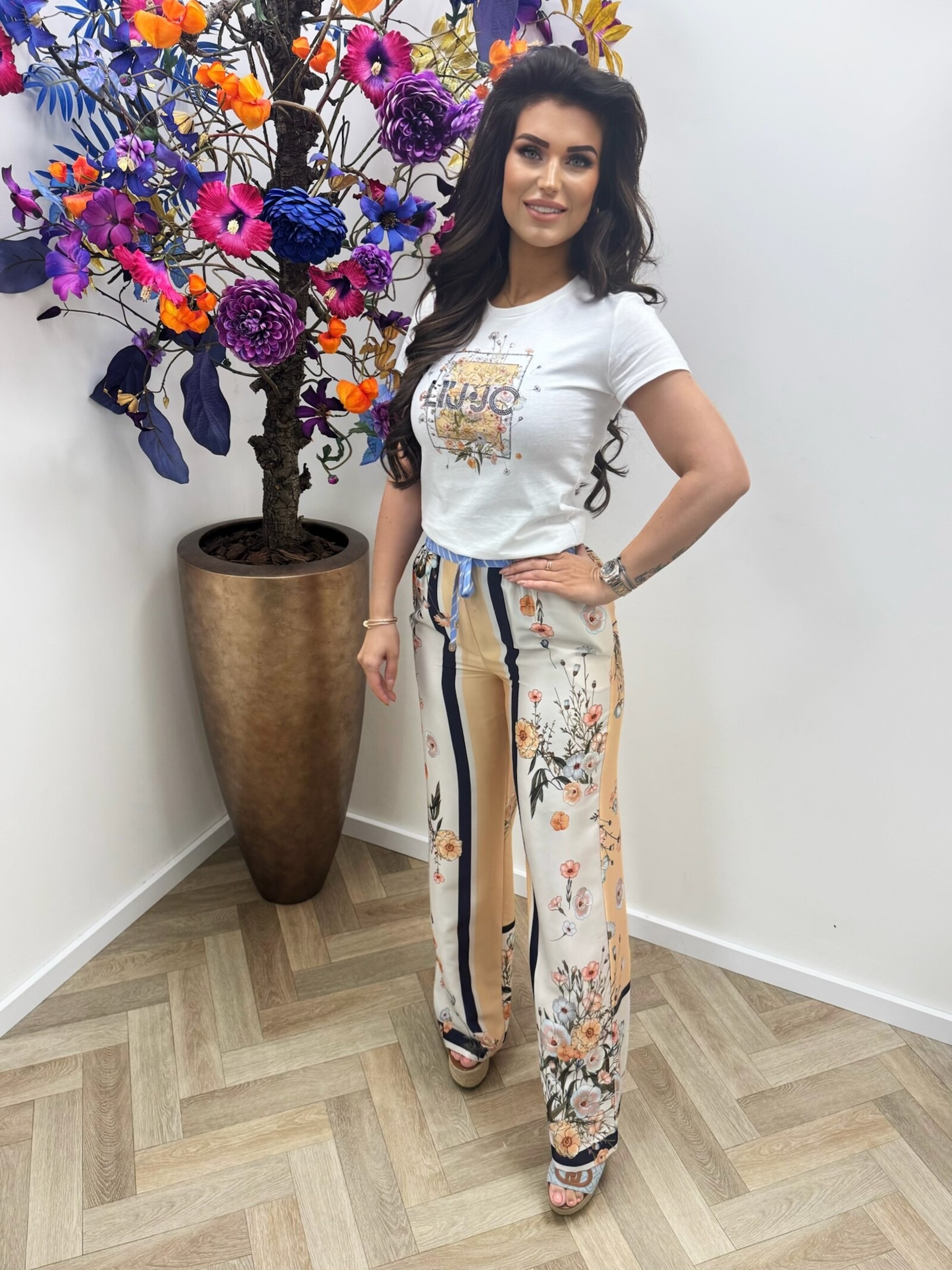 Liu-Jo T-Shirt Blooming white Liu Jo 1087