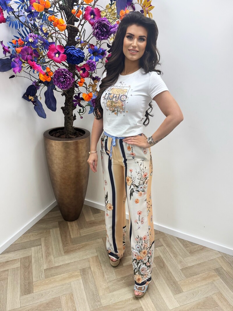 T-Shirt Blooming white Liu Jo 1087