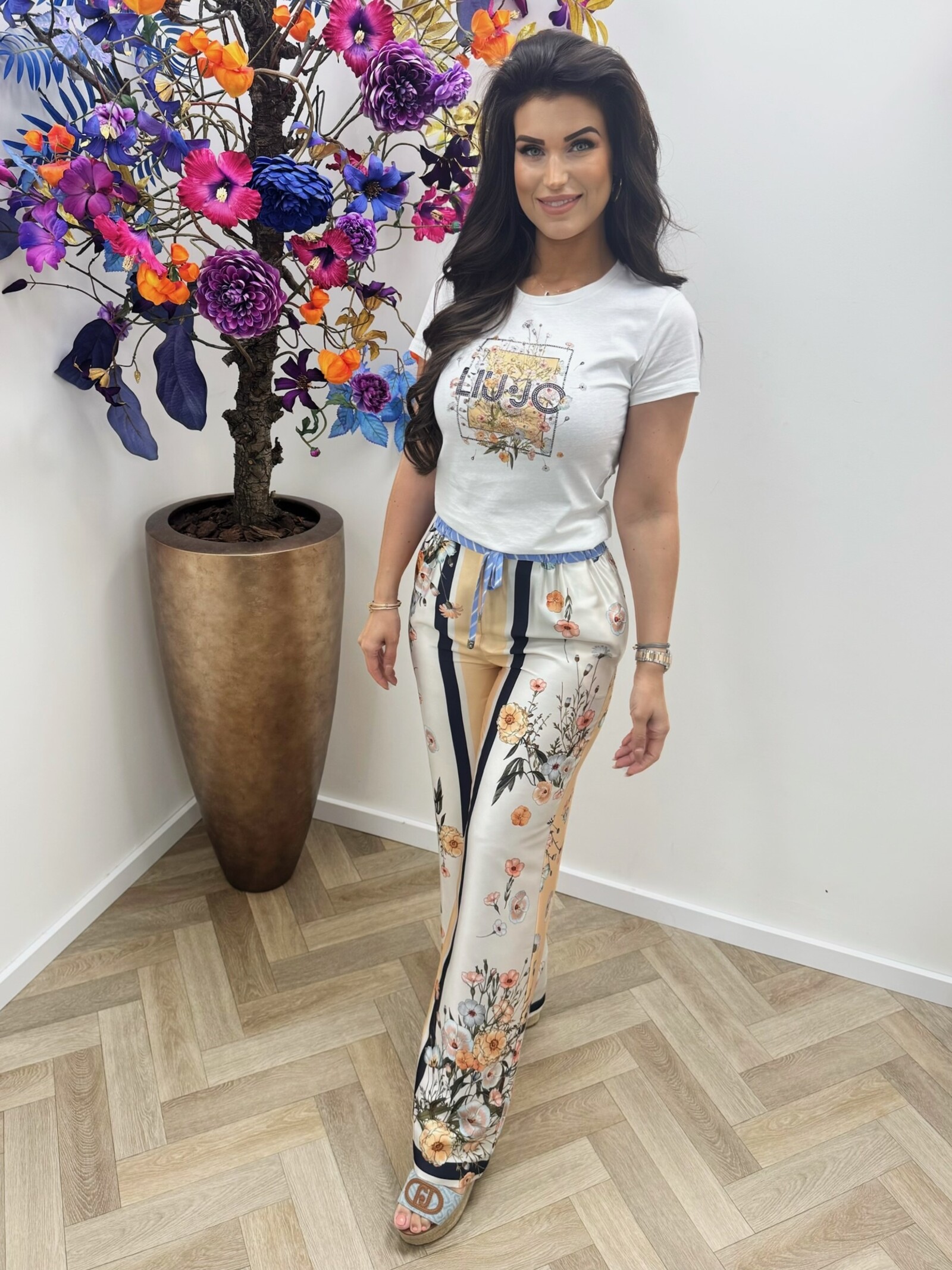 Liu-Jo T-Shirt Blooming white Liu Jo 1087