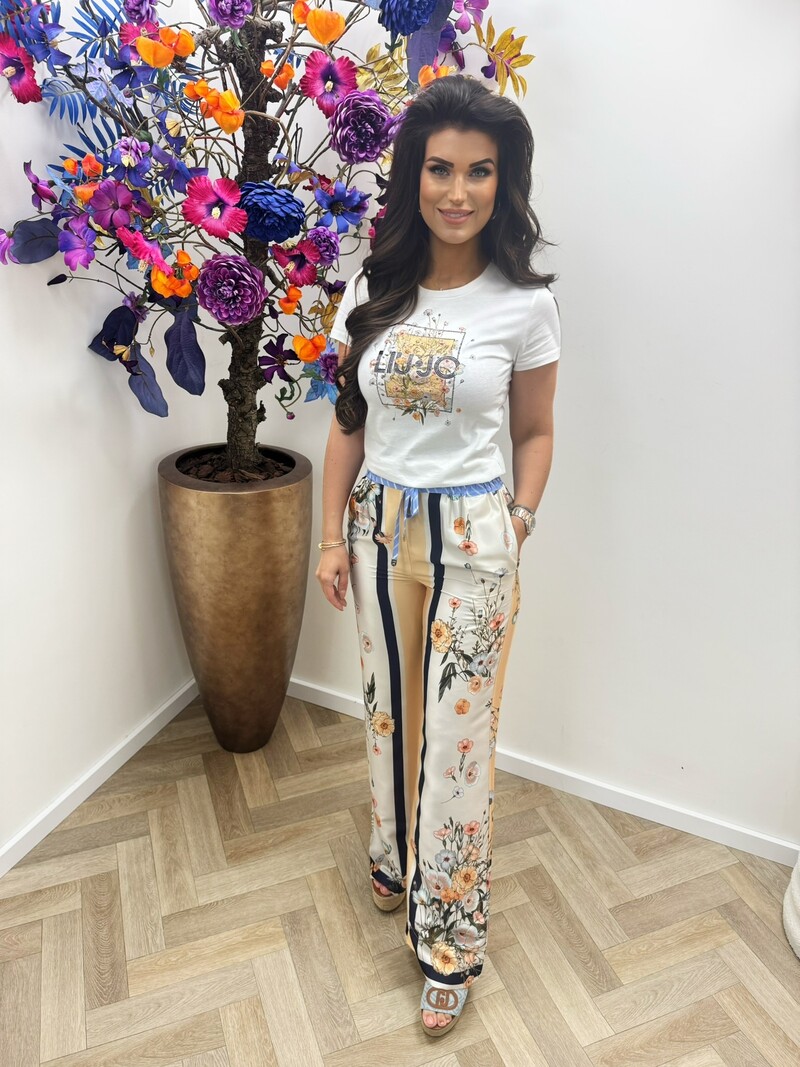 T-Shirt Blooming white Liu Jo 1087