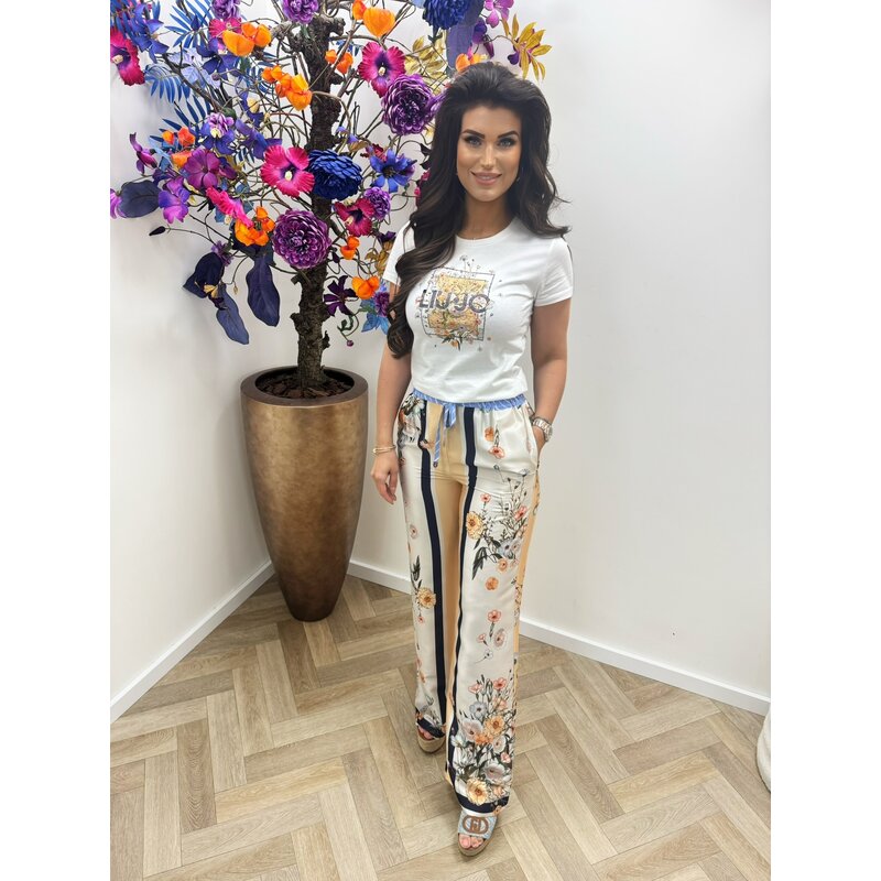 T-Shirt Blooming white Liu Jo 1087