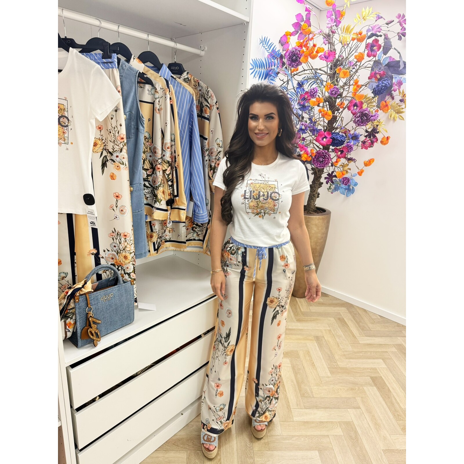 Liu-Jo T-Shirt Blooming white Liu Jo 1087