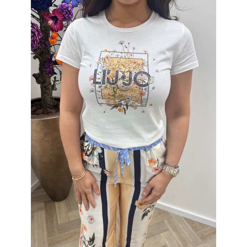 T-Shirt Blooming white Liu Jo 1087